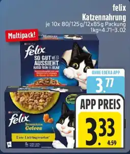 Edeka felix Katzennahrung Angebot