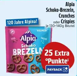 Edeka Alpia Schoko-Brezeln, Crunches oder Crispies Angebot