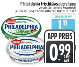 Edeka Philadelphia Frischkäsezubereitung Angebot