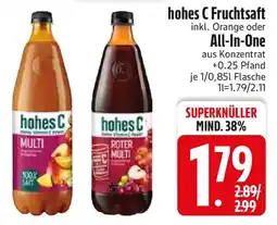 Edeka hohes C Fruchtsaft Angebot