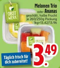 Edeka Melonen Trio oder Ananas Angebot