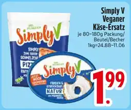 Edeka Simply V Veganer Käse-Ersatz Angebot