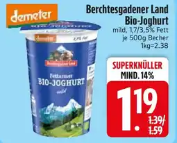 Edeka Berchtesgadener Land Bio-Joghurt Angebot