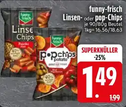 Edeka funny-frisch Linsen- oder pop-Chips Angebot