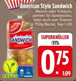 Edeka American Style Sandwich Angebot