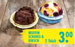 Edeka MUFFIN SCHOKO & KIRSCH Angebot