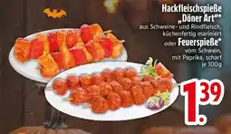 Edeka Hackfleischspieße "Döner Art" Angebot