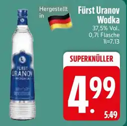 Edeka Fürst Uranov Wodka Angebot