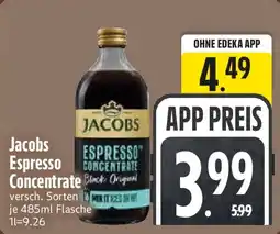 Edeka Jacobs Espresso Concentrate Angebot