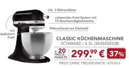 Edeka CLASSIC KÜCHENMASCHINE SCHWARZ Angebot