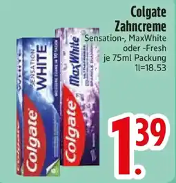 Edeka Colgate Zahncreme Angebot