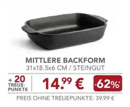 Edeka Mittlere backform Angebot