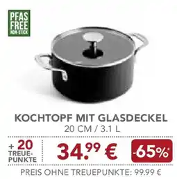 Edeka Kochtopf mit Glasdeckel Angebot