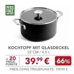 Edeka Kochtopf mit Glasdeckel Angebot