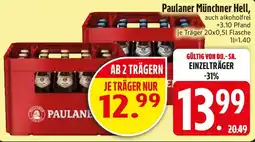 Edeka Paulaner Münchner Hell Angebot