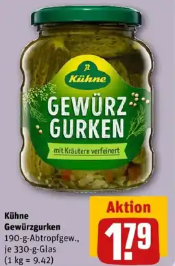 REWE Kühne Gewürzgurken Angebot