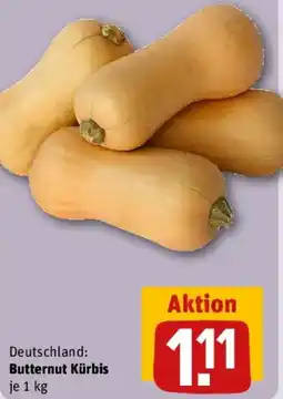 REWE Butternut Kürbis Angebot