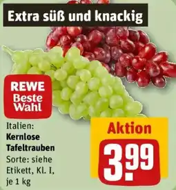 REWE REWE Beste Wahl Kernlose Tafeltrauben Angebot
