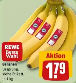 REWE REWE Beste Wahl Bananen Angebot
