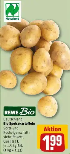 REWE REWE Bio Bio Speisekartoffeln Angebot