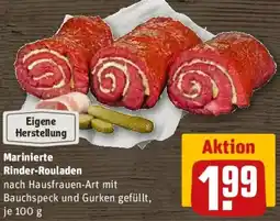 REWE Marinierte Rinder-Rouladen Angebot