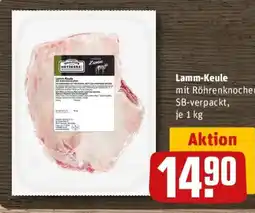 REWE Lamm-Keule mit Röhrenknochen Angebot