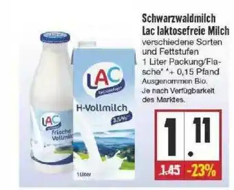 Edeka Schwarzwaldmilch Lac Lactosefreie Milch Angebot