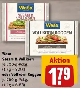 REWE Wasa Vollkorn Roggen Angebot
