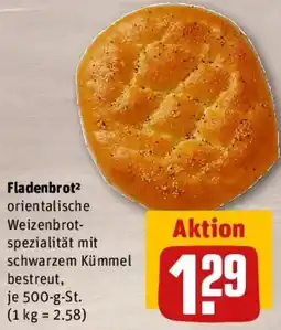 REWE Fladenbrot² Angebot