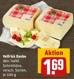 REWE Velfrisk Danbo Schnittkäse Angebot