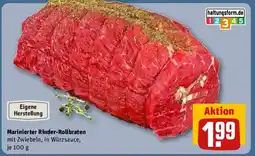 REWE Marinierter Rinder-Rollbraten Angebot