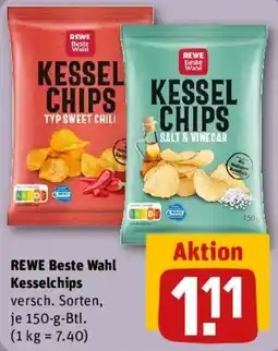 REWE REWE Beste Wahl Kesselchips Angebot