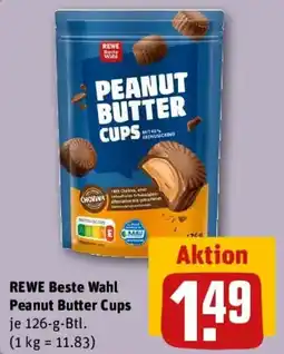 REWE REWE Beste Wahl Peanut Butter Cups Angebot