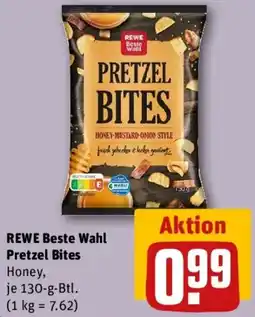 REWE REWE Beste Wahl Pretzel Bites Honey Angebot