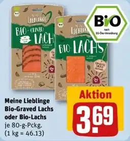 REWE Meine Lieblinge Bio-Graved Lachs oder Bio-Lachs Angebot