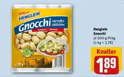 REWE Henglein Gnocchi Angebot