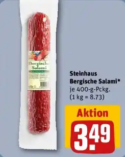 REWE Steinhaus Bergische Salami Angebot