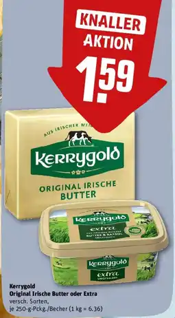 REWE Kerrygold Original Irische Butter oder Extra Angebot
