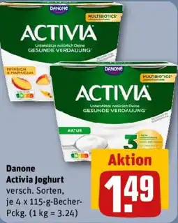 REWE Danone Activia Joghurt Angebot