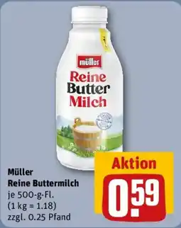 REWE Müller Reine Buttermilch Angebot