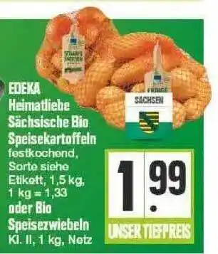 Edeka Edeka Heimatliebe Sächsische Bio Speisekartoffeln Oder Bio Speisezwiebeln Angebot