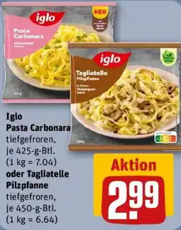 REWE Iglo Tagliatelle Pilzpfanne Angebot