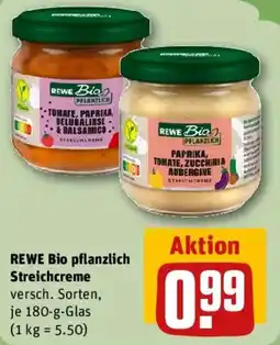 REWE REWE Bio pflanzlich Streichcreme Angebot