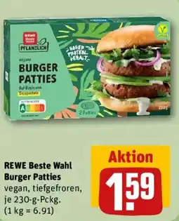REWE REWE Beste Wahl Burger Patties vegan Angebot