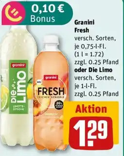 REWE Granini Fresh oder Die Limo Angebot