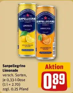 REWE Sanpellegrino Limonade Angebot