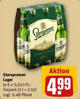 REWE Staropramen Lager Angebot
