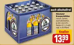 REWE Mönchshof Brauspezialitäten Angebot