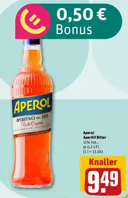 REWE Aperol Aperitif Bitter Angebot