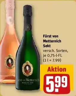 REWE Fürst von Metternich Sekt Angebot
